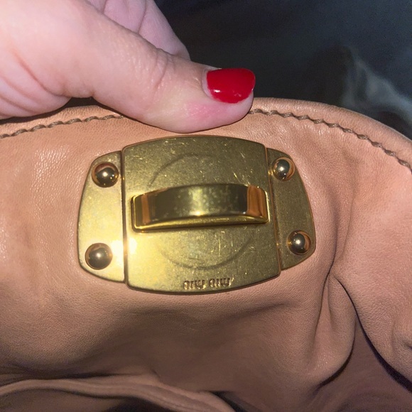 Miu Miu Large leather hobo Bag - Picture 5 of 14